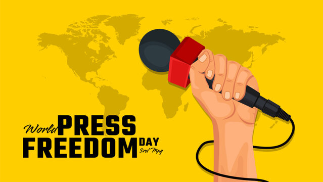 World Press Freedom Day Social Media Post. World Press Freedom Day or World Press Day To Raise Awareness of The Importance of Freedom of The Press.