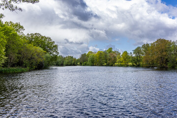 Obraz premium The Heronry Pond was constructed, alongside the other ornamental lakes around the southern and eastern sides of Wanstead Park, between the 1720s and 1740s.