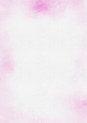 Abstract pink watercolor background paper texture