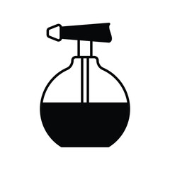 water spray icon with white background vector stock illustration