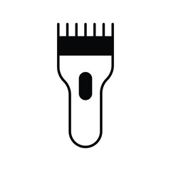 electric shaver icon with white background vector stock illustration