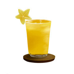 Star fruit Juice illustration 