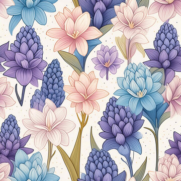 Hyacinth Seamless