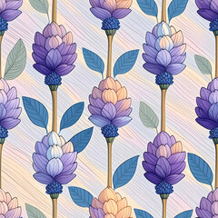hyacinth seamless