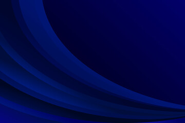 Blue Black Dark Abstract Background Sphere Curve Gradient Dark Blue Illustration. Wallpaper Presentation Education Business Design Layers Gradient Colors - obrazy, fototapety, plakaty