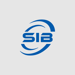 SIB logo. S I B design. White SIB letter. SIB, S I B letter logo design. Initial letter SIB linked circle uppercase monogram logo. S I B letter logo vector design. top logo, Most Recent, Featured,