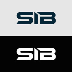 SIB logo. S I B design. White SIB letter. SIB, S I B letter logo design. Initial letter SIB linked circle uppercase monogram logo. S I B letter logo vector design. top logo, Most Recent, Featured,