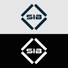 SIB logo. S I B design. White SIB letter. SIB, S I B letter logo design. Initial letter SIB linked circle uppercase monogram logo. S I B letter logo vector design. top logo, Most Recent, Featured,