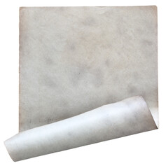 old paper, transparent PNG