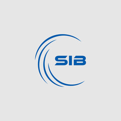 SIB logo. S I B design. White SIB letter. SIB, S I B letter logo design. Initial letter SIB linked circle uppercase monogram logo. S I B letter logo vector design. top logo, Most Recent, Featured,
