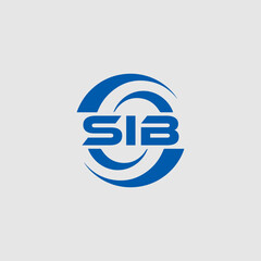 SIB logo. S I B design. White SIB letter. SIB, S I B letter logo design. Initial letter SIB linked circle uppercase monogram logo. S I B letter logo vector design. top logo, Most Recent, Featured,