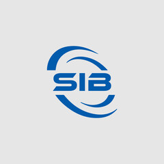 SIB logo. S I B design. White SIB letter. SIB, S I B letter logo design. Initial letter SIB linked circle uppercase monogram logo. S I B letter logo vector design. top logo, Most Recent, Featured,