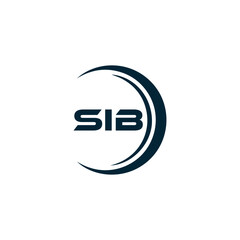 SIB logo. S I B design. White SIB letter. SIB, S I B letter logo design. Initial letter SIB linked circle uppercase monogram logo. S I B letter logo vector design. top logo, Most Recent, Featured,