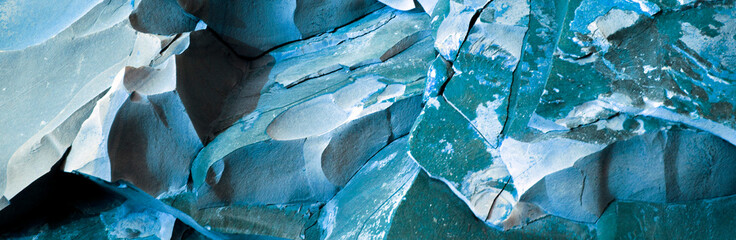 Turquoise and blu natural stone texture. Sedimentary rock is unique for every natural compound -...