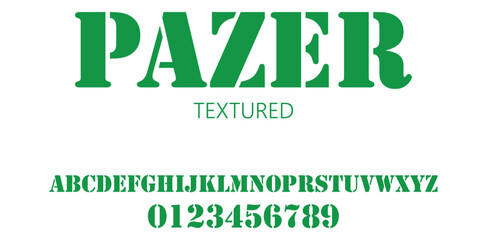 Pazer . the luxury elegant royal font alphabet vector set. 