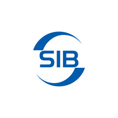 SIB logo. S I B design. White SIB letter. SIB, S I B letter logo design. Initial letter SIB linked circle uppercase monogram logo. S I B letter logo vector design. top logo, Most Recent, Featured,