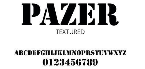 Obraz premium Pazer . the luxury elegant royal font alphabet vector set. 