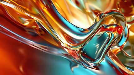Vivid Liquid Illusion: Three-Dimensional Color Fusion