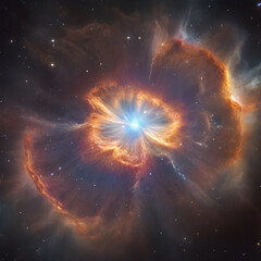 Fototapeta na wymiar a supernova in space