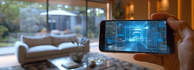 Utilising augmented reality, a smart home control system