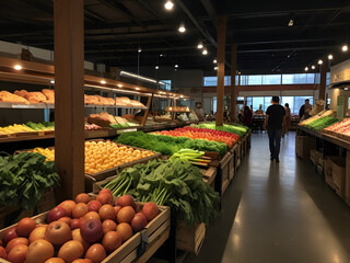 fruits and vegetables at the market, red and green apples in box, red and green apples, tomatoes in a box, fruits and vegetables in a market, fruits and vegetables at the market, fruits and vegetables