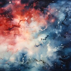 Galactic Dreams: A stunning cosmic design featuring vibrant nebulas and galaxies