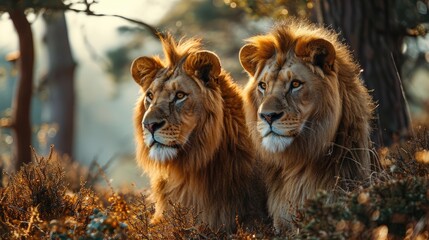 Fototapeta premium Golden Hour Majesty