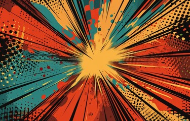 Colorful Abstract Explosion