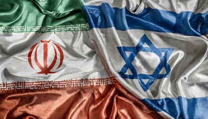Iran VS Israël Iran et Israël sur Fond de guerre, concept de guerre d'Israël et d'Iran