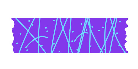Washi tape elemen purple