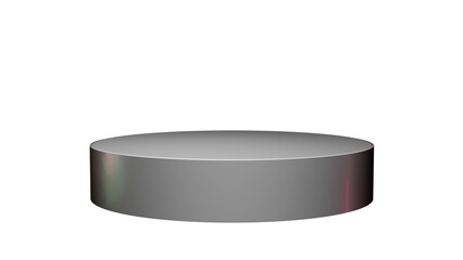 a round object with a silver base