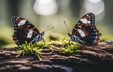 Butterflies in Forest Bokeh
