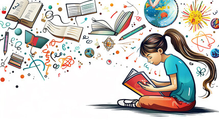 Illustration related to educational ideas clipart
