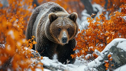 Autumn Bear Stare