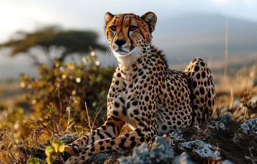 Golden Hour Cheetah
