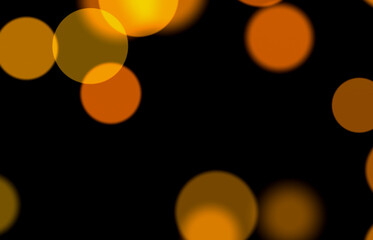 Glowing golden bokeh. Light bokeh overlay. Abstract pattern defocused lights. abstract bokeh...