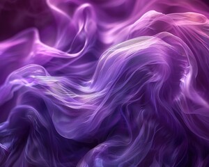 Bright fluid motion in violet hues