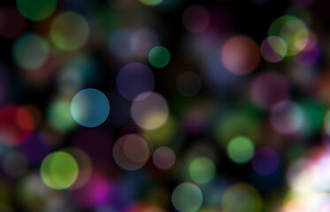 Party overlay. Blurred bokeh overlay in beautiful colors. Abstract pattern defocused lights. abstract bokeh background