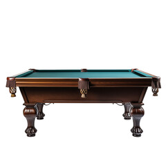billiard table isolated on white