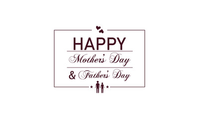 Celebrate Mom and Dad with Chic Text Art for Mother's and Father's Day