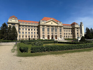 Building of the university Debrecen city Hungary