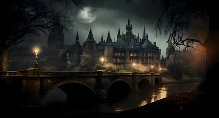 Foto op Canvas Gothic style castle © Food gallery