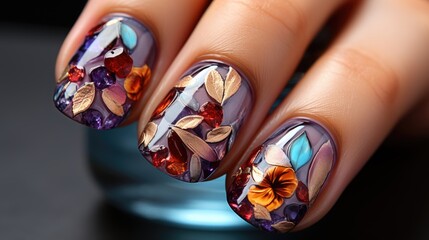 Fashion nails background