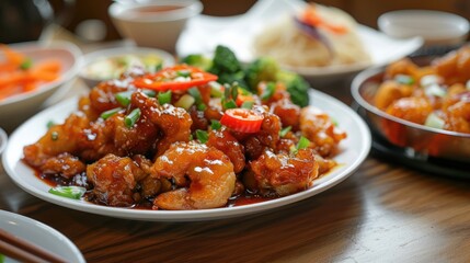 Classic Tasty Chinese Fried Cuisine