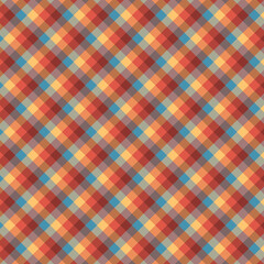 Seamless pattern of plaid. check fabric texture. striped textile print.Checkered gingham fabric seamless pattern. Vector seamless pattern.