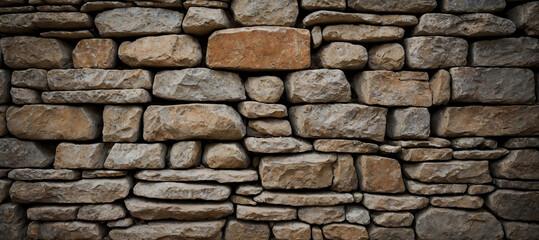 Stone wall texture background, Seamless wall tiles of stone bricks patern.