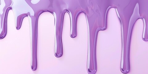 purple paint dripping from the top of  light purple background