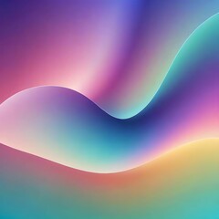 Colorful Waves: Artistic Light and Curve Design