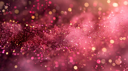 Obraz na płótnie Canvas Beautiful natural bokeh of the colorful lights ,abstract blurred beautiful glowing pastel color of pink and yellow gradient background with double exposure bokeh light ,red pink yellow orange purple