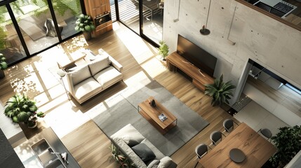 Contemporary Home Interior with Elegantly Arranged Decor